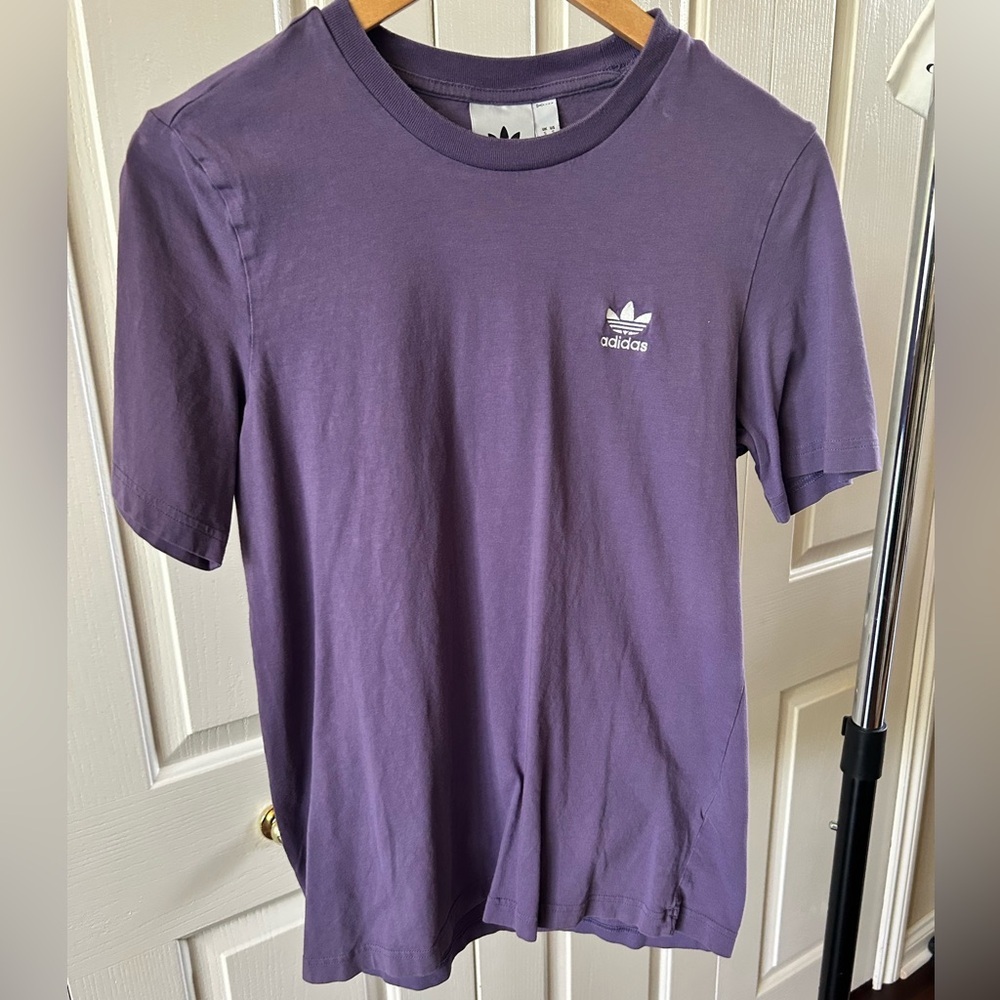 Adidas Lavender Crewneck Tee​